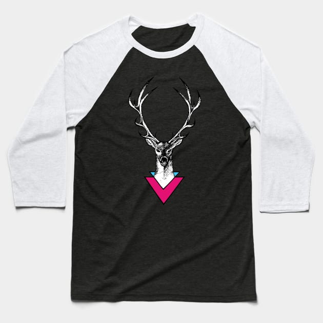 The mighty deer Baseball T-Shirt by gyufyka